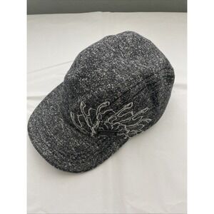 Ski-doo BRP Ladies Snowmobile Hat Gray And White One Size Adjustable